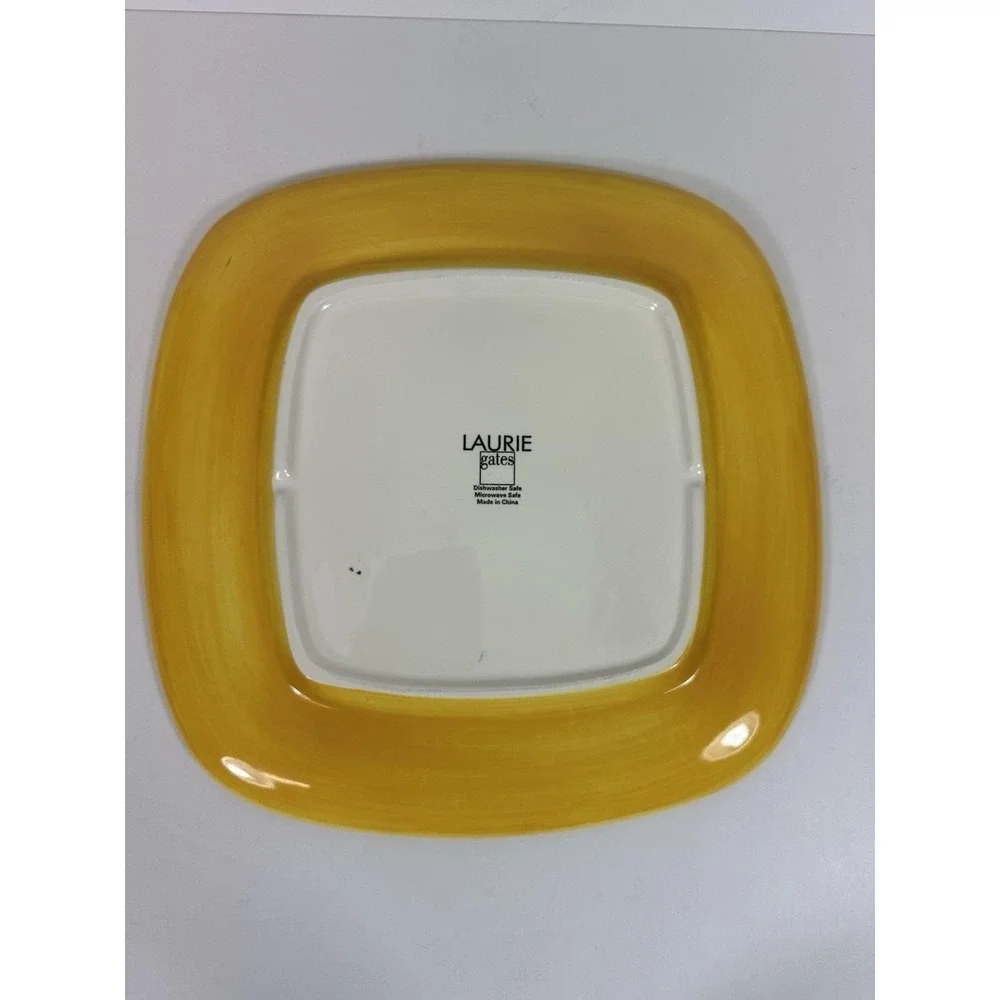 Laurie Gates Square Dinner Plate 11 3/8